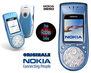 Nokia 3650 Blau (Ohne Simlock) 3Band VGA Bluetooth Original Nokia Sehr Gut