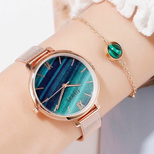 Juego de 2 PIEZAS Reloj Pulsera de Agua Damas Cuarzo Relojes de Pulsera | eBay