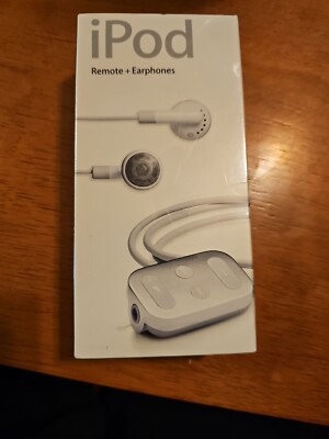 未開封 Appce iPod Remote+Earphones M9128G/A Genuine Apple iPod Remote + Earphones (Brand New Sealed