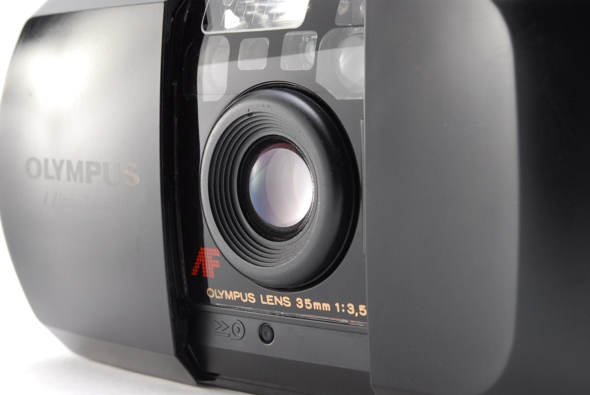 NEAR MINT] Olympus μ mju Panorama Black 35mm f/3.5 Point
