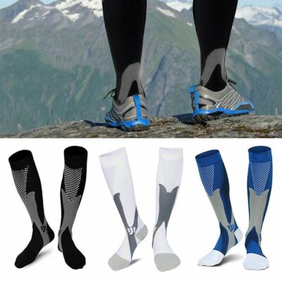 20-30mmHg Sports Compression Socks for Marathon, Workouts, Hiking, Football ect