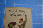 Old Doylestown PA Bucks County I.M. Moyer Domestic Sewing Machine Trade Card — photo 2