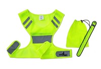 Running Reflective Vest Whit Led Lights Armband Large on sale Running Reflective Vest Whit Led Lights Armband Large on sale