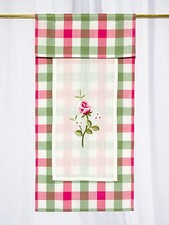 STICKPACKUNG WANDBEHANG - PLATTSTICH - ROSEN KNOSPE - VORGEZEICHNET - 29x60cm