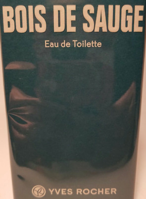 RETIRED Yves Rocher BOIS DE SAUGE Eau De Toilette Spray Men SAGE WOOD 3.3 fl oz