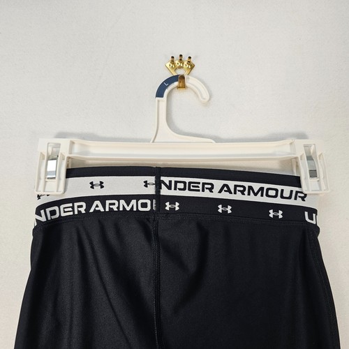 Under Armour Girls HeatGear Armour Ankle Crop Leggings, Youth MEDIUM - Picture 6 of 10