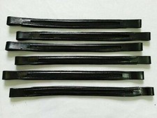 Set 6 x 1 Leather Empty Channel Bridle Brow-band All Sizes  Shape 6,8  10 mm 