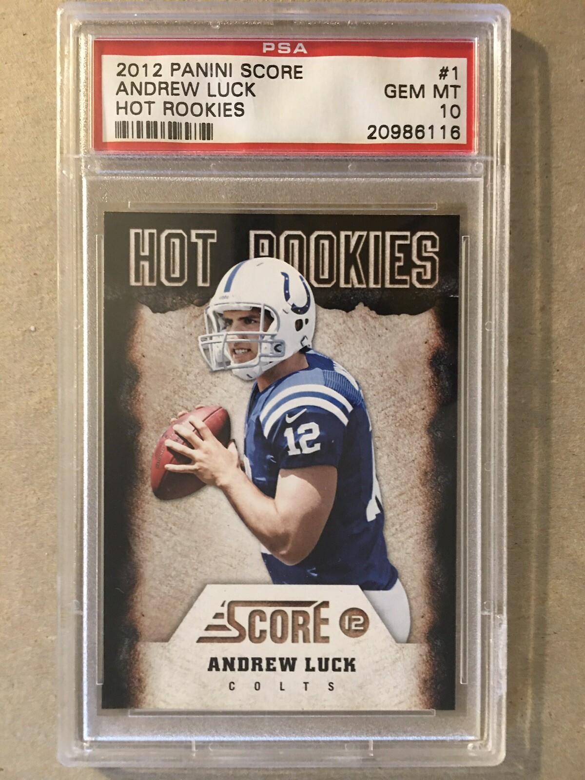 Andrew Luck Panini Score Hot Rookies #1 Base