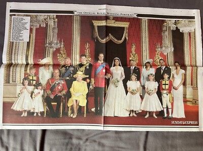 das offizielle Royal Wedding Portrait Sunday Express
