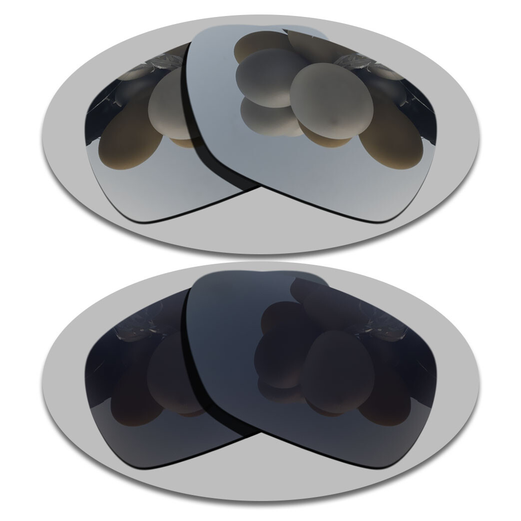 Silver&Black AntiScratch Lens Replacement ForCosta Del Mar Saltbreak