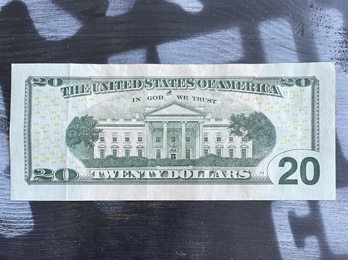 Fancy Serial Number Note - 2017A $20 Twenty Dollar Bill - Double Quad 8's & 1's - Picture 3 of 3