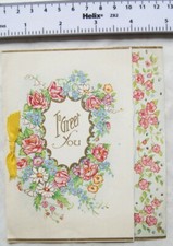 Vintage: Birthday card - To Greet You with flower circlet