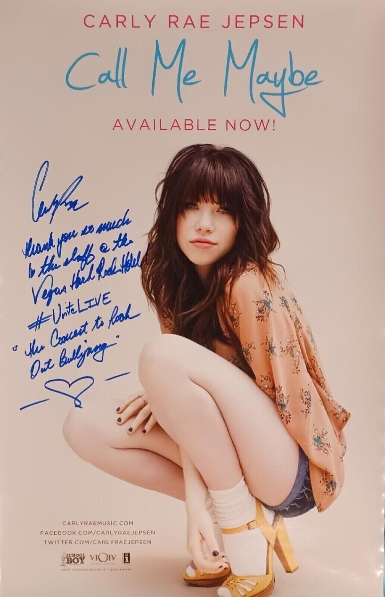 2013 Carly Rae Jespen concert Poster Wall Art print 11 x 17inch | eBay