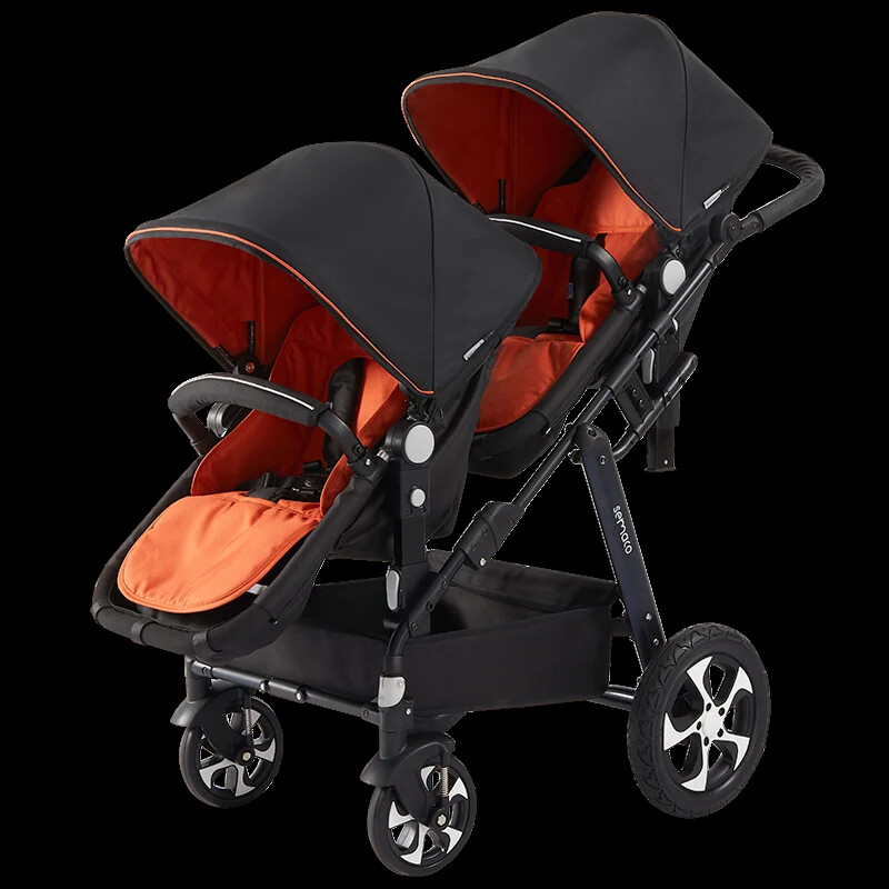 Twin Stroller Baby Stroller Twins Carriage Double Seat Stroller