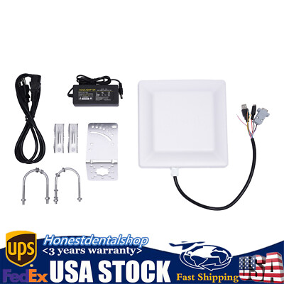 IP65 UHF RFID Long Range Card Reader Wiegand 8dbi Parking System Access Control