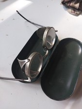 Antique Safety Glasses And Case