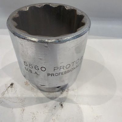 Proto Professional 5560 ~ 1-7/8'' Shallow Socket 3/4'' Drive 12 Point ~ USA ~ TT32