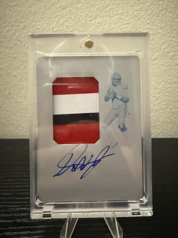 2019 National Treasures Dwayne Haskins Patch Printing Plates Auto Ohio State 1/1