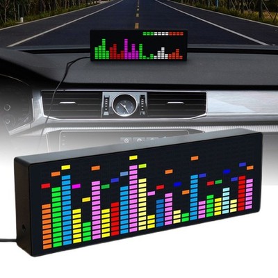 USB Powered Music Rhythm Analyzer with Colorful Display and Clock Function