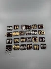 Vintage Debra Tiffany Earrings Lot 24 Pairs NOS Costume Jewelry Gold And Silver