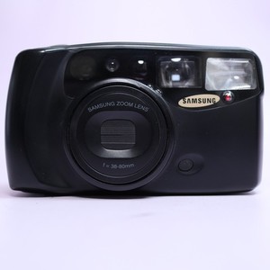 Samsung AF Zoom 800 35mm Film Point And Shoot Camera Black Tested