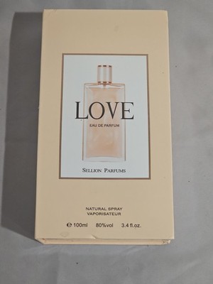 Sellion Parfums LOVE For Women 3.4 Oz New In Box,  Box Has Imperfections