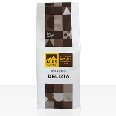 Alps Coffee Caffe Espresso Delizia 1kg Kaffeebohnen