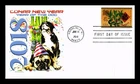 US COVER LUNAR NEW YEAR OF THE DOG FIRST DAY ISSUE PANDA CACHET