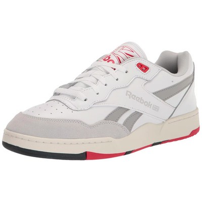 Reebok BB 4000 II Footwear White / Pure Grey / Vector Red HQ3582 Men's Size 6