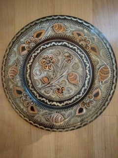 Vintage Copper Wall Plates Decorative Pair