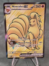 Pokémon Ninetales ex 186/165 Ultra Rare Full Art Holo SV151 English on eBay