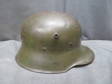 WWI GERMAN MODEL 1916 HELMET-W/ LINER & CHINSTRAP-NICE PAINT-SCARCE