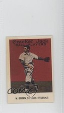 1993 Cracker Jack 1915 Mordecai Brown #18 HOF 0e3