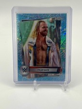 Tyler Bate 2025 Topps Chrome WWE Aqua Shimmer Light Blue Refractor /199 #157
