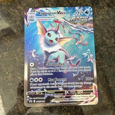 Vaporeon VMAX SWSH182 Carte Jumbo Holo - Pokemon TCG
