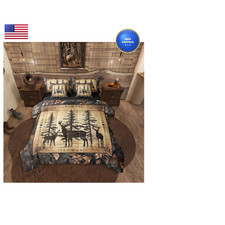 Erosebridal Camo Deer Full Comforter Set 7 Piece For Kids Boys Teentree