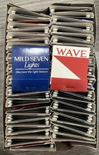 Lot Of 50 New Vintage Unstruck Unused Matchbook (25) Mild Seven Lights (25) Wave