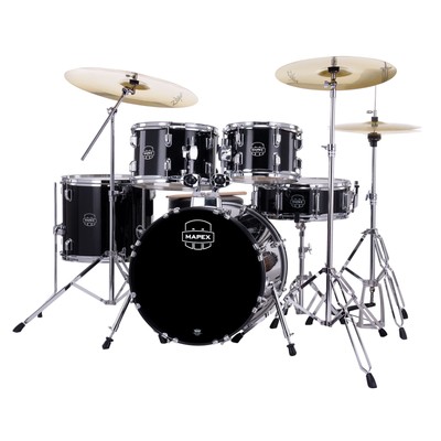 Mapex Comet Jazz Complete Set Dark Black - Drum-Set