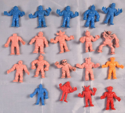 Vintage Mattel M.U.S.C.L.E. LOT - Unique Action Figures Lot of 19