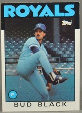 1986 Topps MLB Baseball Kansas City Royals Sports Trading Cards - Your Choice
