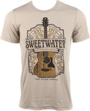 Sweetwater Acoustic Graphic T-shirt - Tan, Small 2-pack Bundle