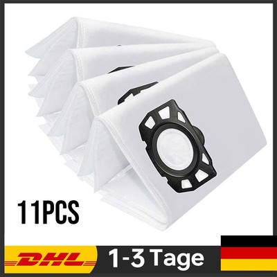 11 X Staubsaugerbeutel für Kärcher Filtertüten 2.863-006.0 MV WD 4 5 6 P Premium