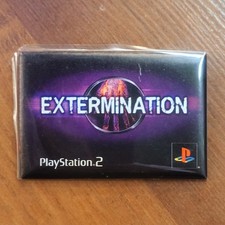 EXTERMINATION Sony Playstaion 2 Promo Pin Badge New W/Plastic Cover Toys R Us