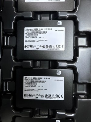 Micron 5300 MAX 960GB SSD SATA 6Gb/s Solid State Drive MTFDDAK960TDT-1AW1ZABYY