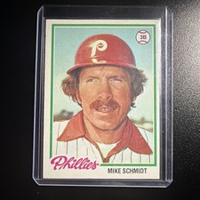 Topps 1978 Mike Schmidt #360 Philadelphia Phillies Baseball Major League Baseba…