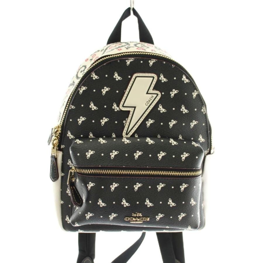 Coach Backpack PVC Paisley Pattern Butterfly All … - image 1