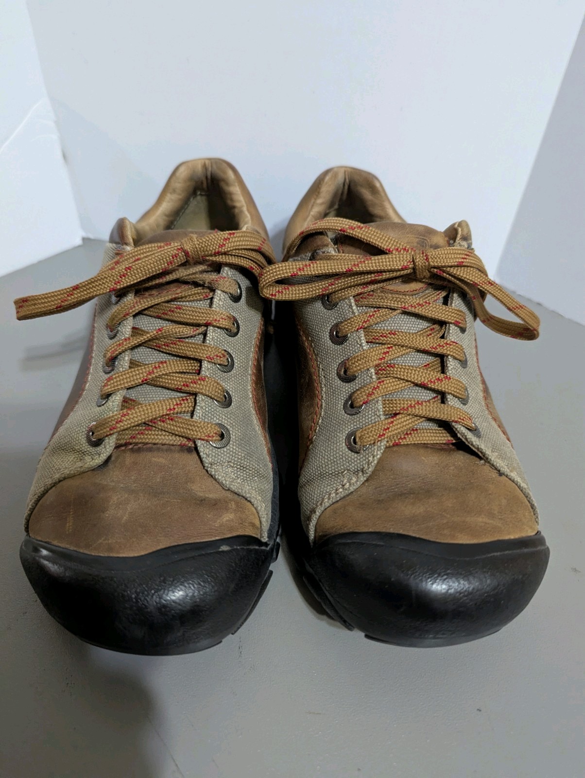 Keen Sneakers Oxford da trekking in pelle marrone Briggs da donna taglia 7 (RS1205)