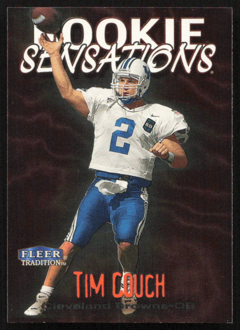 Tim Couch Fleer Tradition Rookie Sensations #5 Rookie Sensations