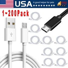 3/6ft Micro USB Fast Charging Cable Cord For Samsung Android Phone Charger Lot