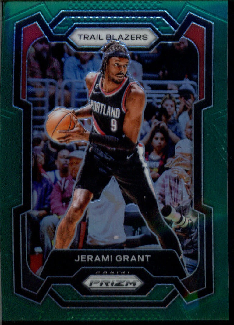 2023-24 Panini Prizm #70 Jerami Grant Prizms Green
